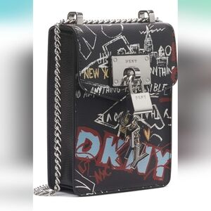 SALE💫NEW! DKNY Elissa Leather Phone Crossbody Bag 7.25"L X 5" W X 2.25"